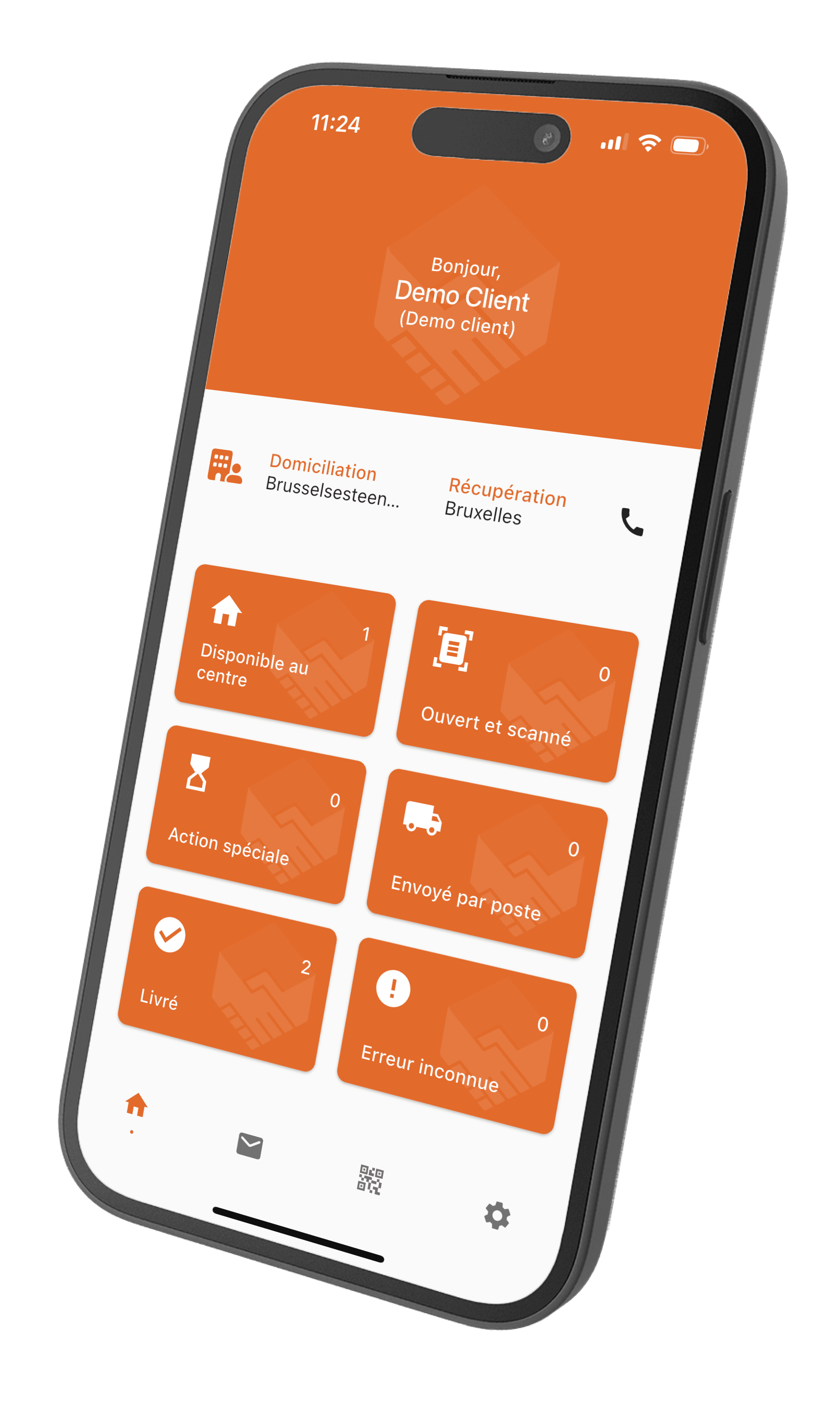 Application mobile Monsiegesocial - Gestion d'entreprise